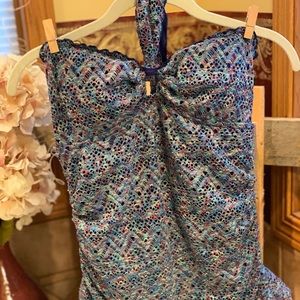 NWT One-Piece Halter Swimsuit Size M